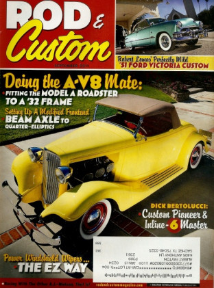 ROD & CUSTOM 2011 SEPT - MODEL A GETS DEUSE FRAME, AJ WATSON, MIG WELDING 101